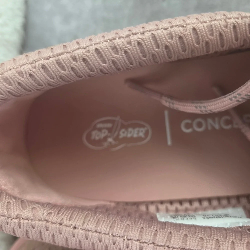 Sperry x Concepts A/O 3-Eye Cup Dawn Blush Pink Suede Boat Shoes STS25738 Mens 8